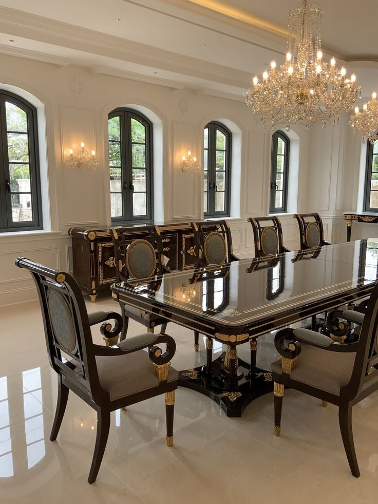 Rylight 6/8/10/12/18-lichte kaars keizerlijke kristallen kroonluchter in zilver/gouden afwerking