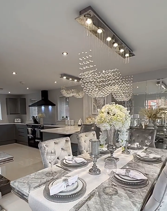 Rylight 4/6-lichts creatieve kristallen bolgolfkroonluchter