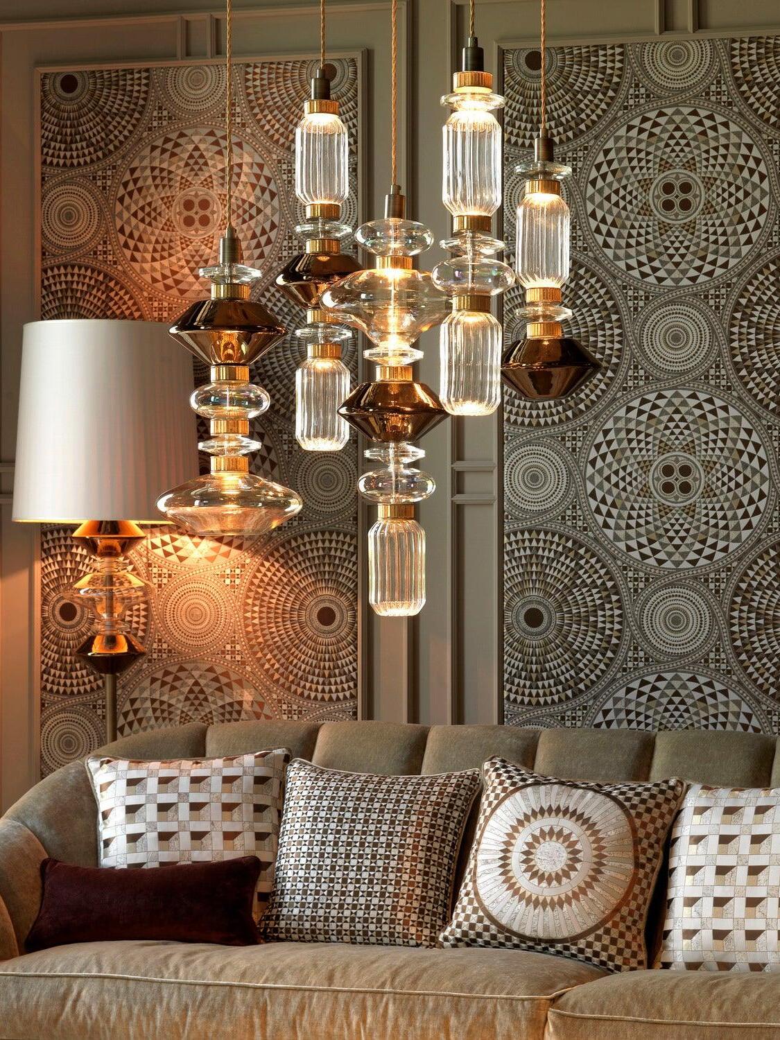 Irregular Art Glass Pendant Lamp