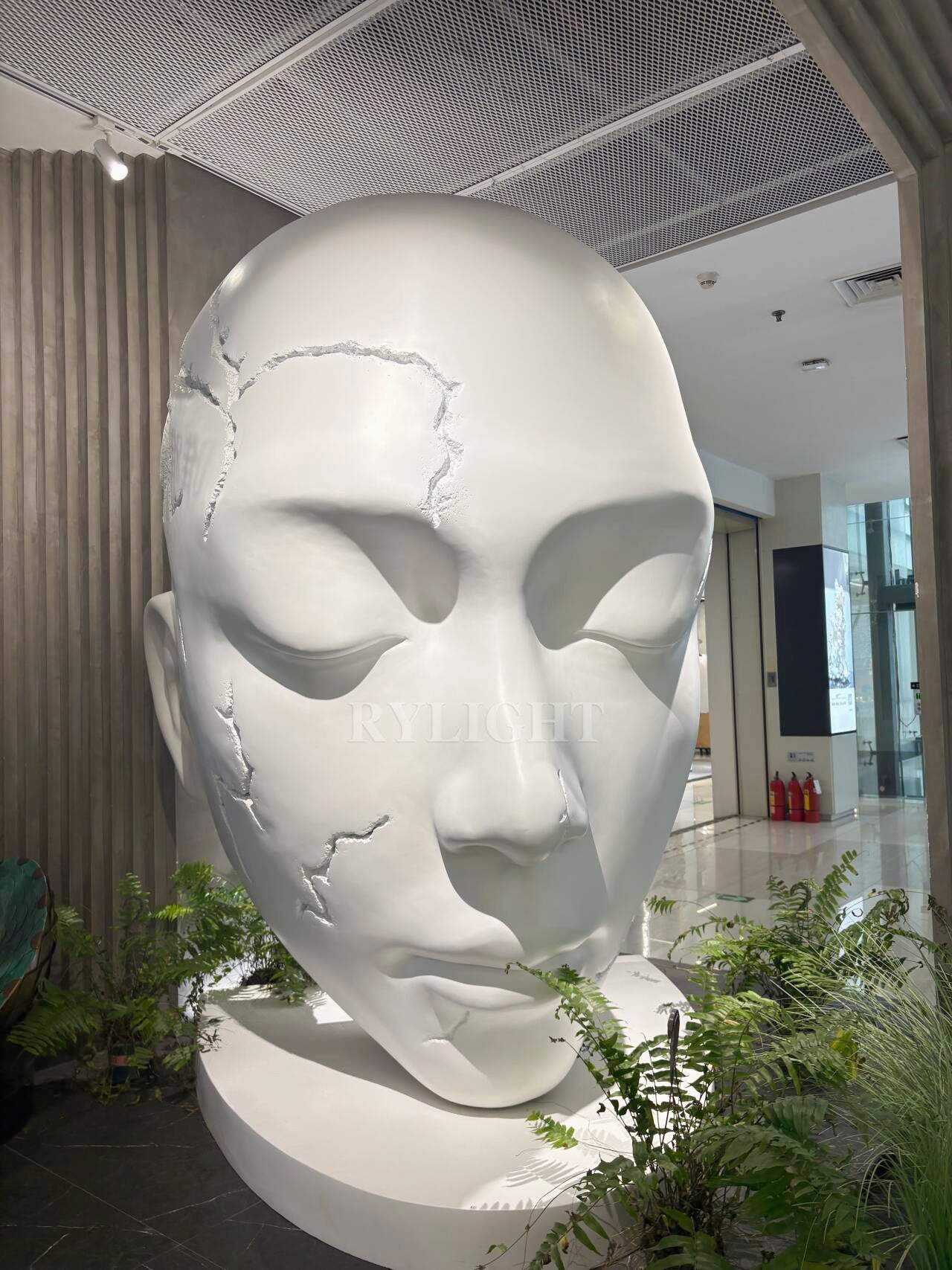 Modern Abstract Portrait Sculpture