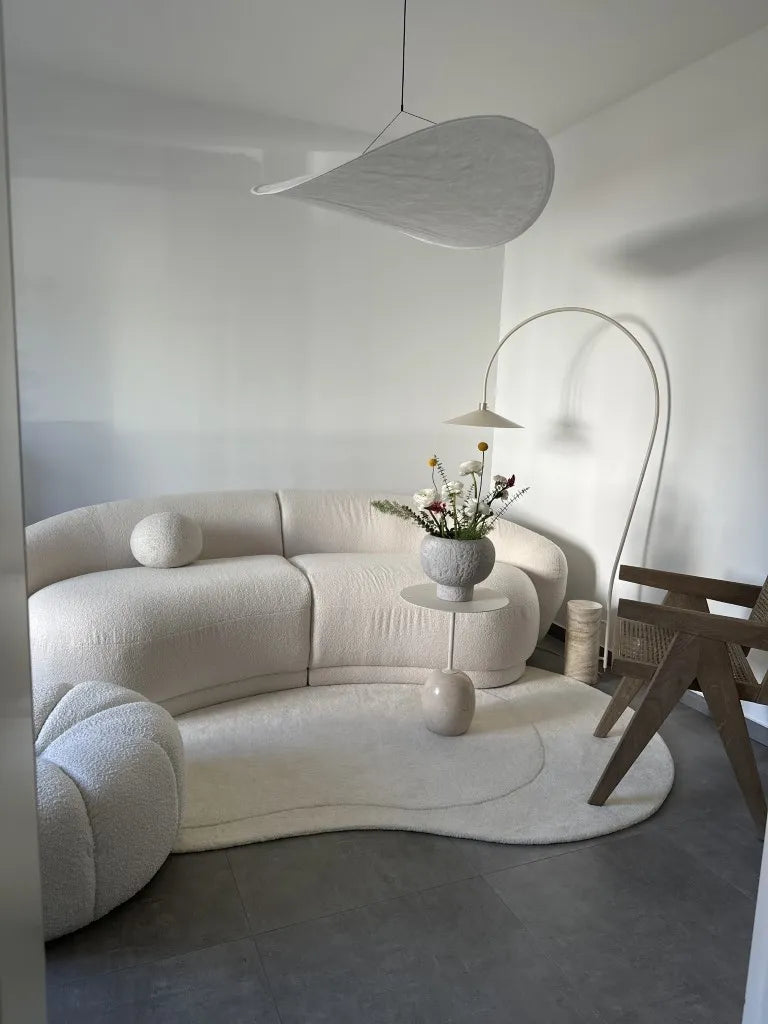 Rylight 3-Seater Teddy Flannel Sofa