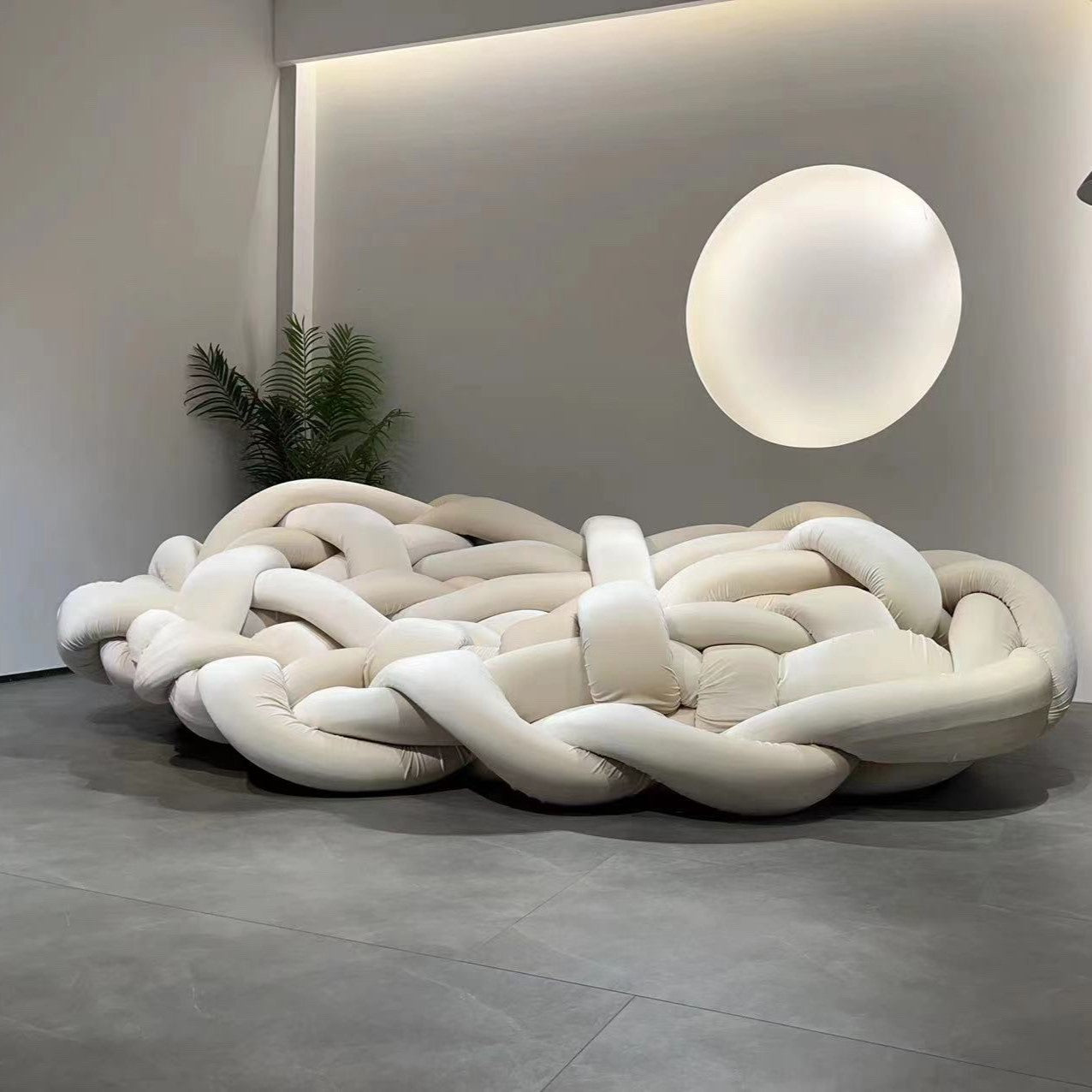 Rylight Python Velvet Tubes Sofa