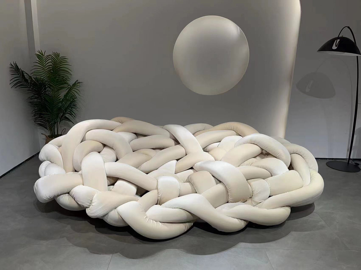 Rylight Python Velvet Tubes Sofa