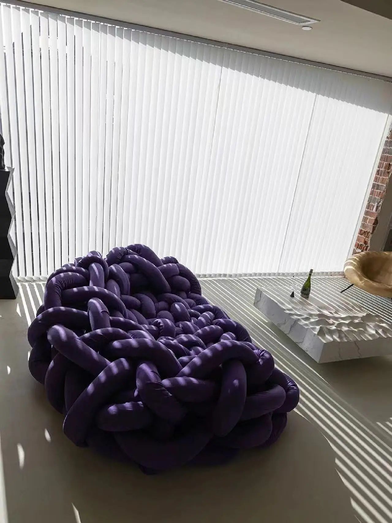 Rylight Python Velvet Tubes Sofa