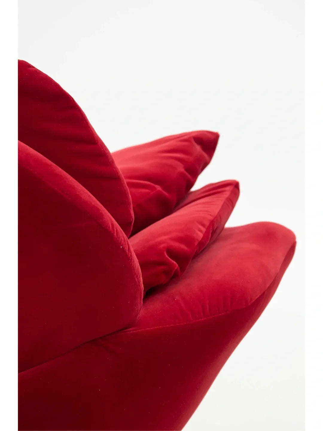 كرسي أريكة على شكل بتلات الورد على الطراز الإيطالي