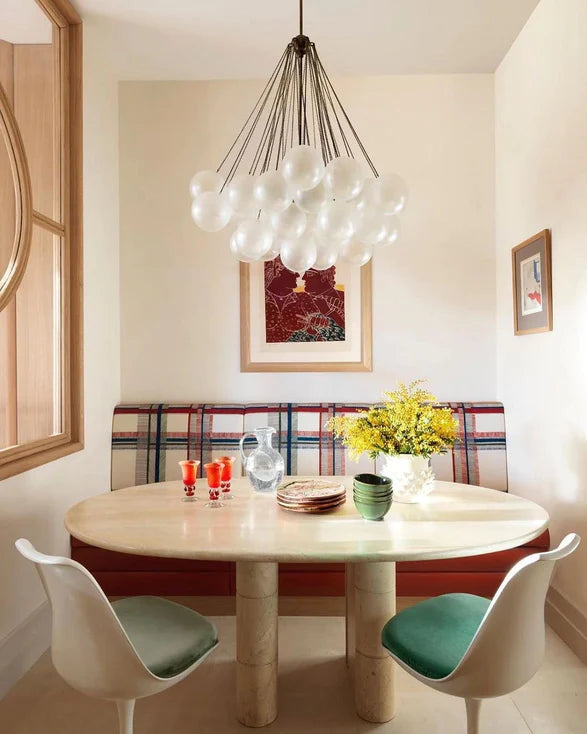 Rylight Cloud Balloons Glass Chandelier