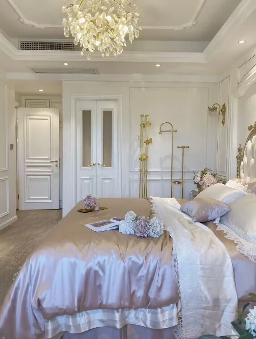 Rylight nieuwe bloem romantische lichte luxe kristallen kroonluchter