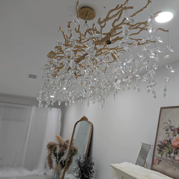 Rylight Round/Rectangle Affordable Crystal Chandelier