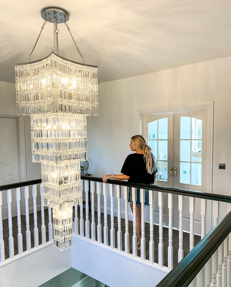 Rylight 4/5-Layer Vertical Crystal Chandelier