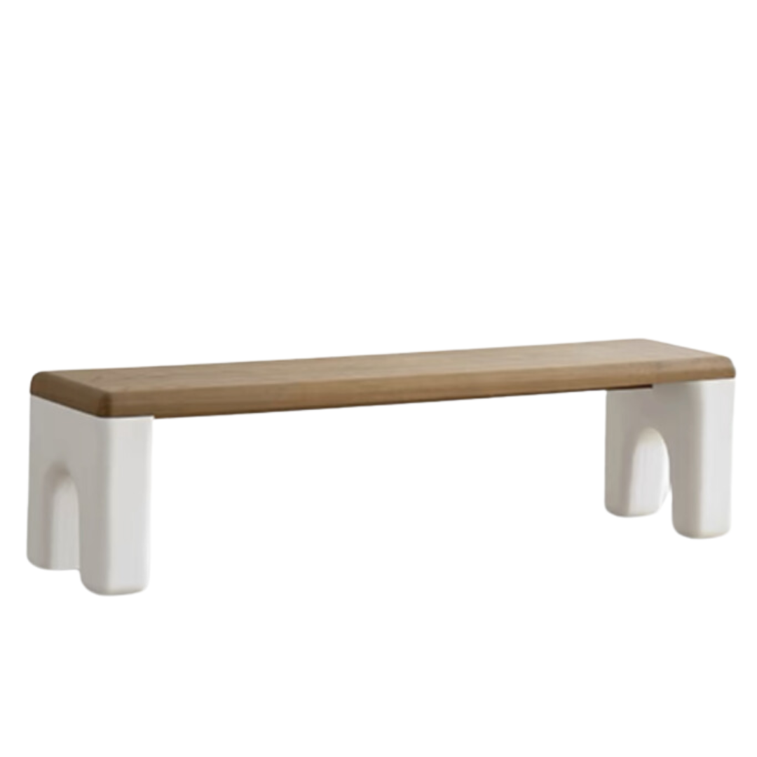 Rylight French Cream Style Solid Wood Dining Table