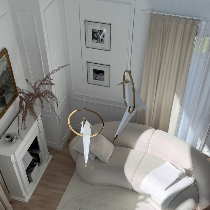 Modern Sitting Birds Pendant Light for Dining/Living Room/Staircase/Foyer