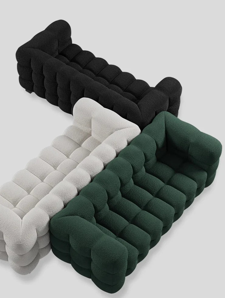 أريكة قماش خبز الخطمي الاسكندنافية