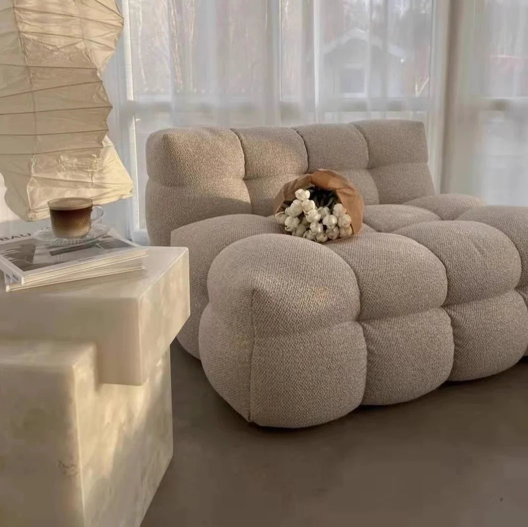 أريكة قماش خبز الخطمي الاسكندنافية