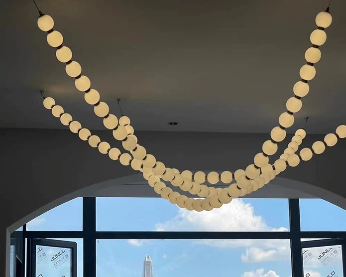 Rylight Pearl Necklace Chandelier