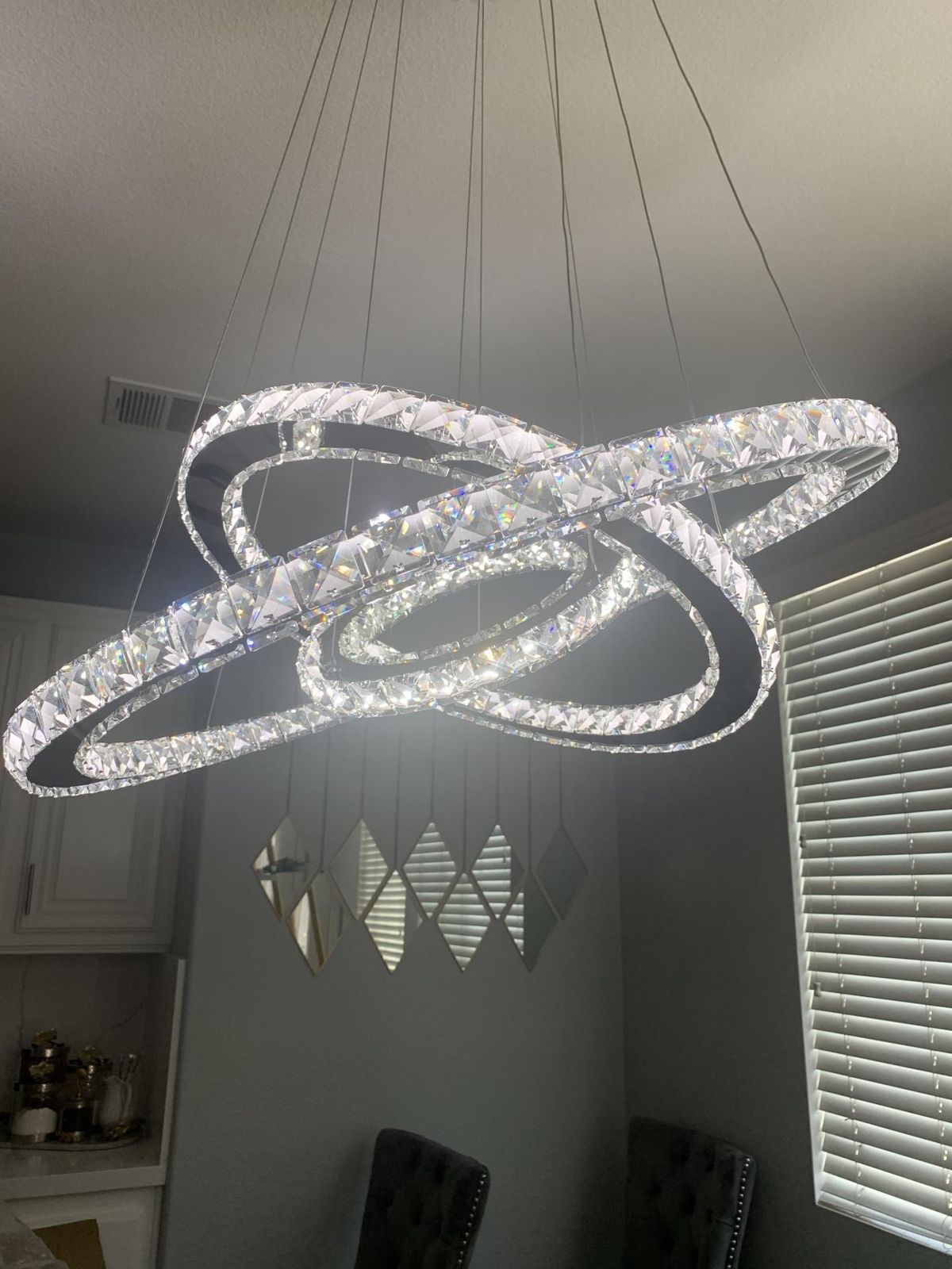 Rylight 2/3/4/5/6/7-Rings Crystal Chandelier