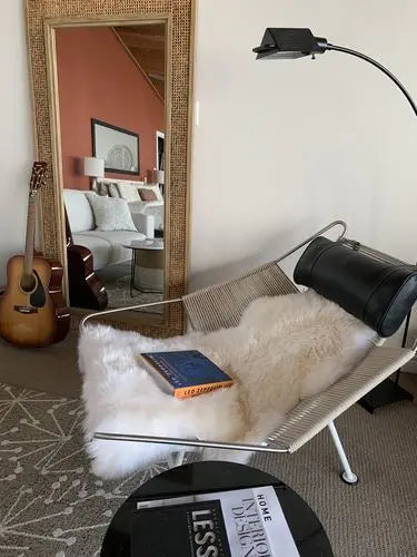 Door Rylight Designer aanbevolen handgemaakte relaxfauteuil/loungestoel met vlaggenlijn