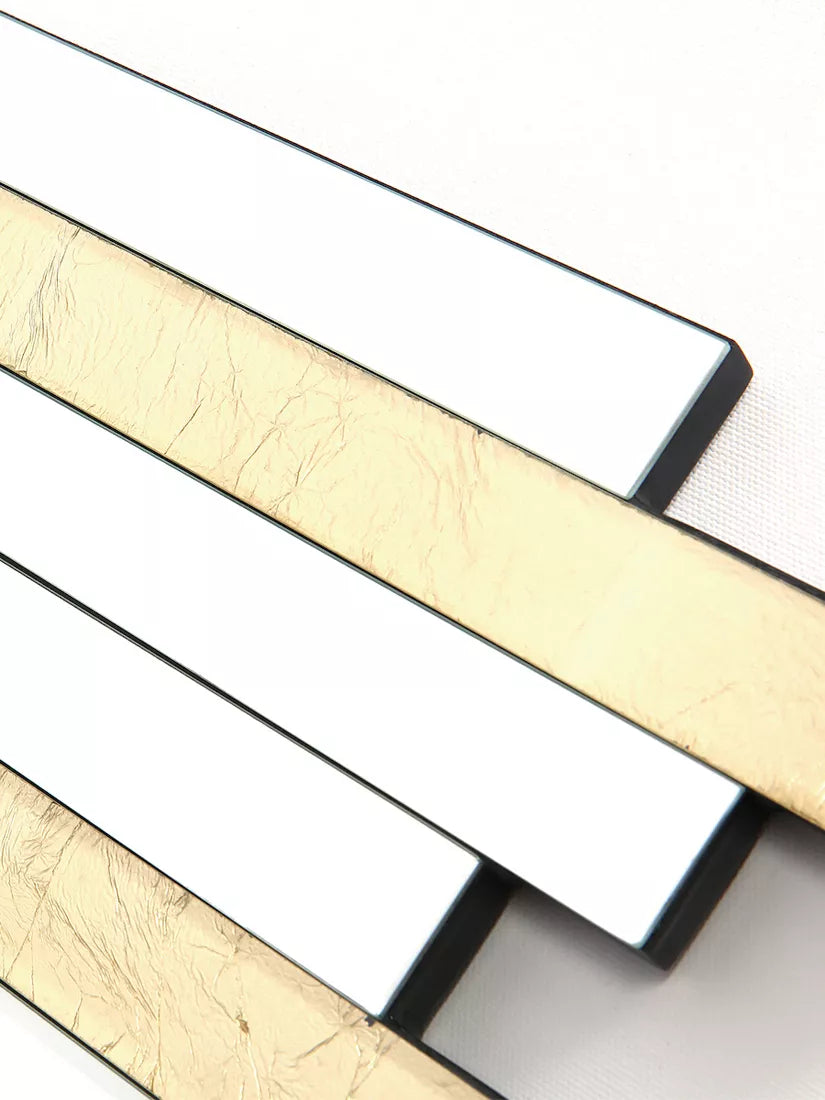 Rylight gouden afgeschuinde glazen wandspiegel