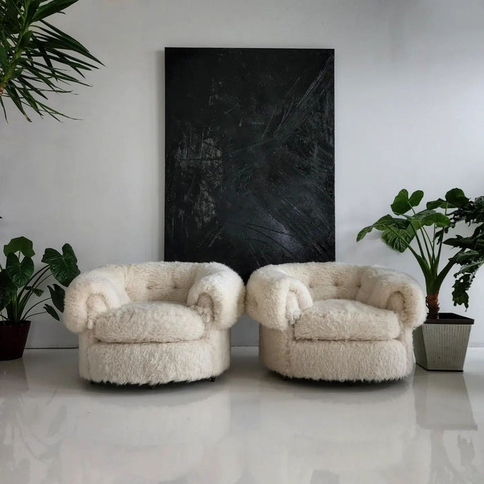 Cozy Fuzzy Accent Chair