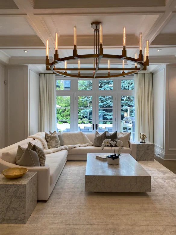 ثريا زجاجية أنبوبية مستديرة/خطية من رايلايت