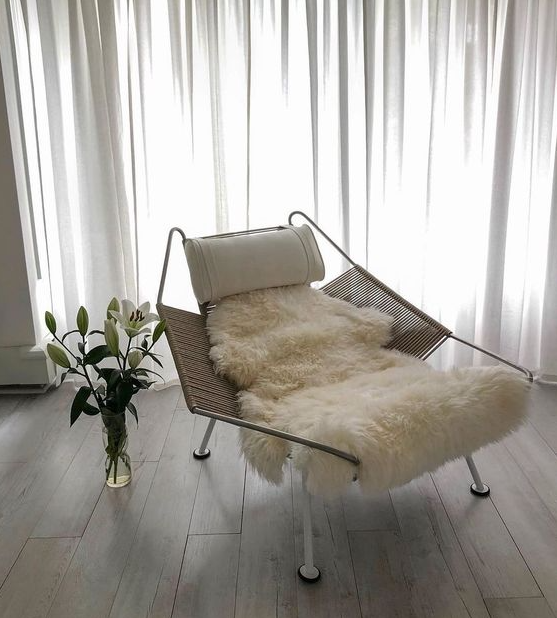 Door Rylight Designer aanbevolen handgemaakte relaxfauteuil/loungestoel met vlaggenlijn
