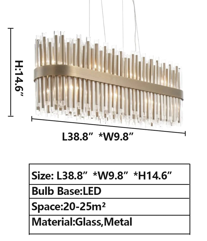 Rylight Antique Brass Round Chandelier/High-end Ceiling Light Fixture