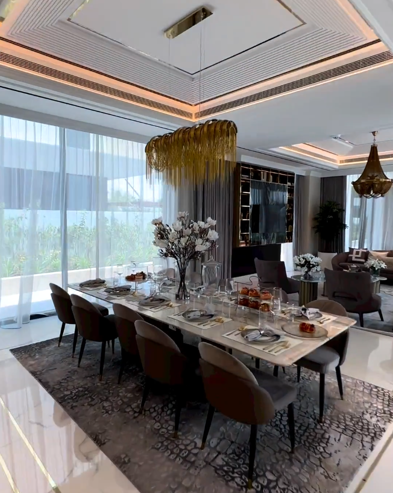 Rylight 27,5"/52"/72" Art Design lineaire kwastkroonluchter in verchroomde afwerking