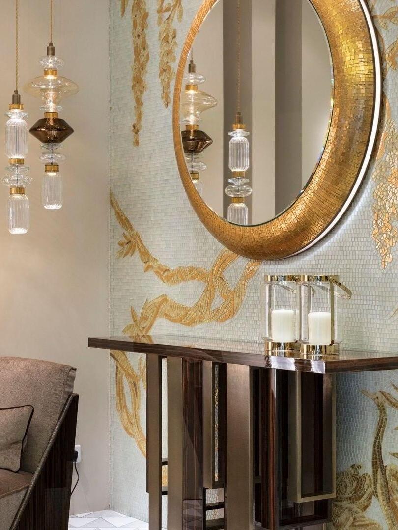 Irregular Art Glass Pendant Lamp