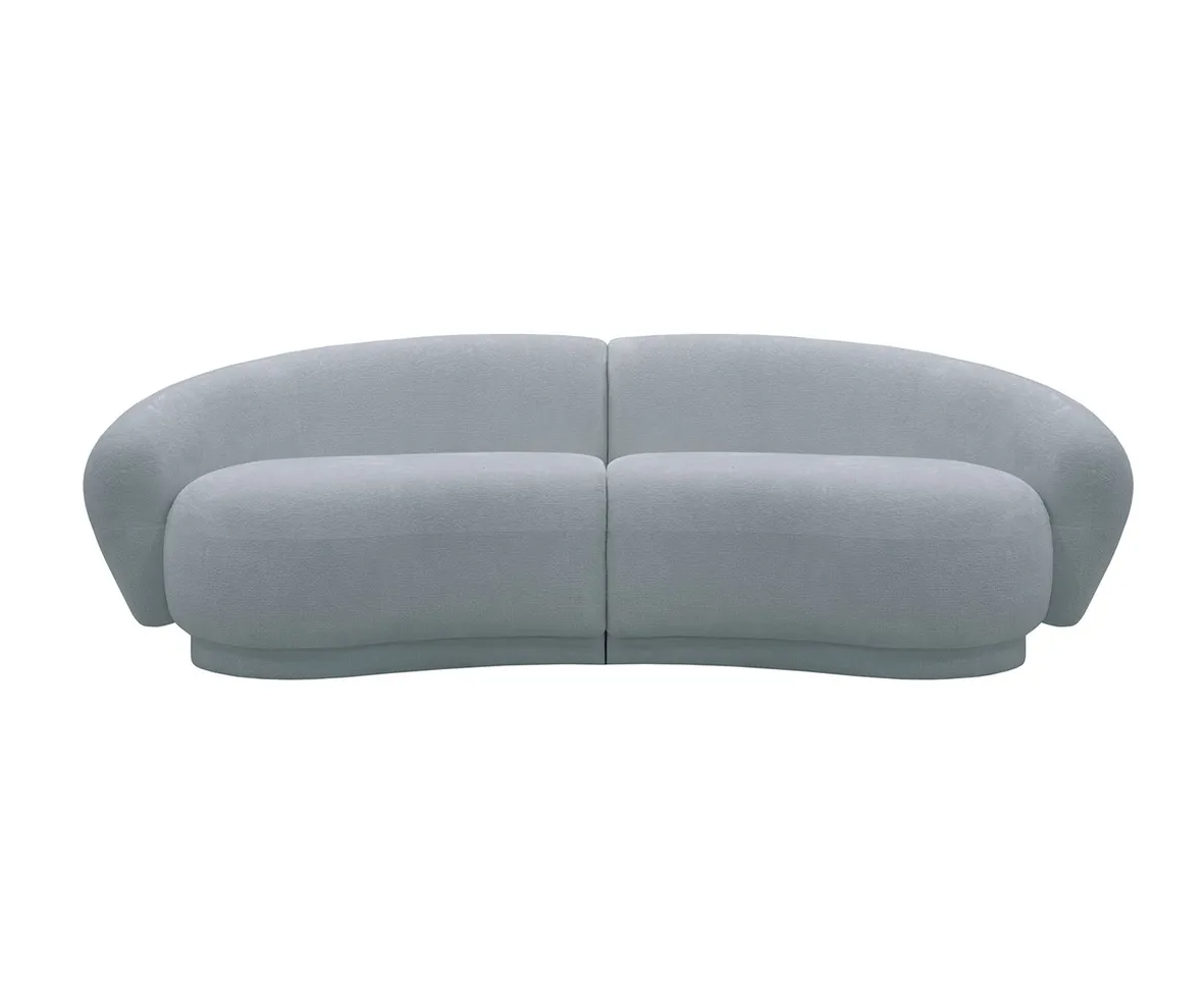 Rylight 3-Seater Teddy Flannel Sofa