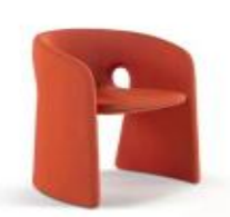 Moderne H-vormige gestoffeerde katoenen/lederen/nubuck leren bankstoel voor de woonkamer