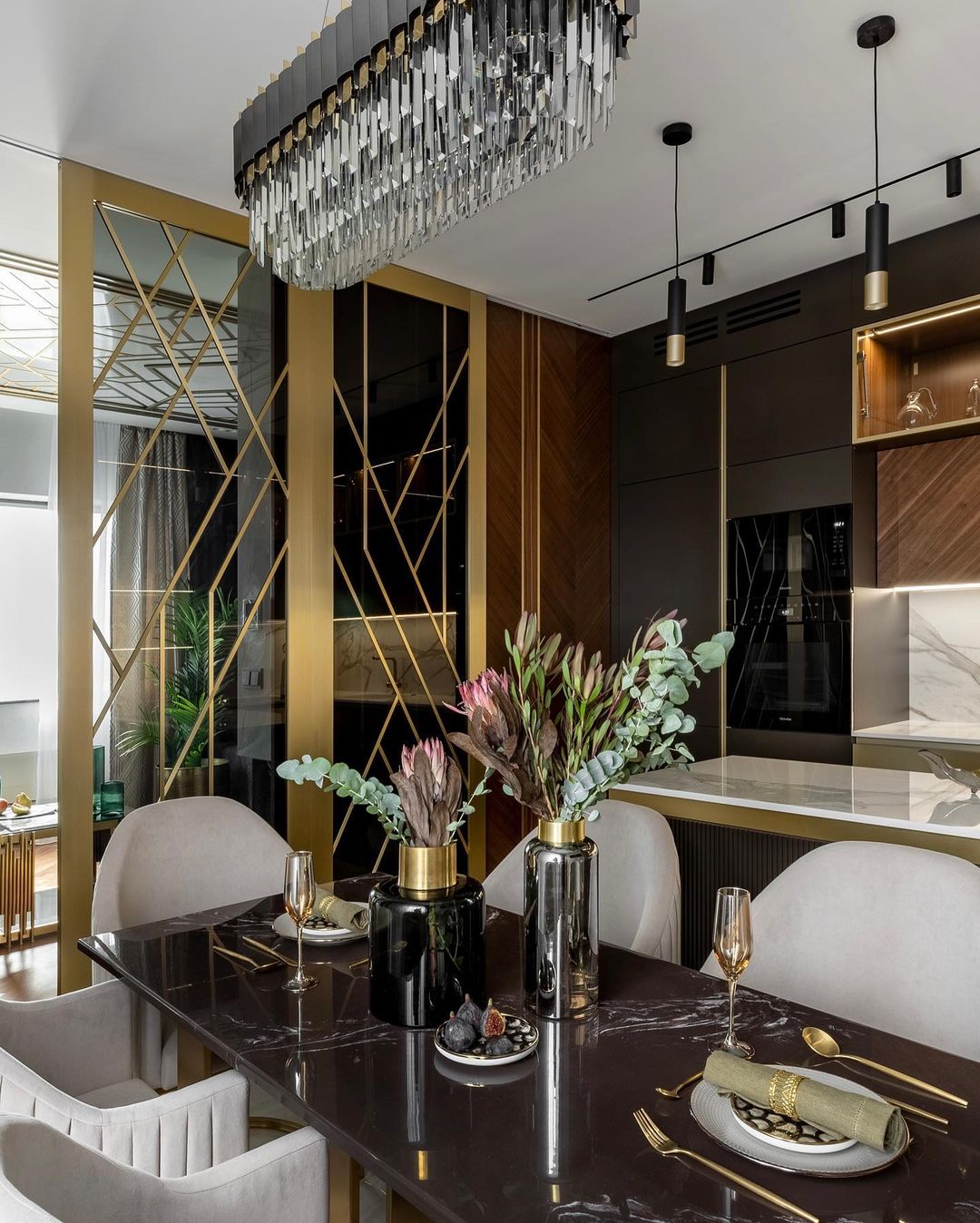 Rylight 3/4/5-laags ovale/ronde kristallen gelaagde kroonluchter