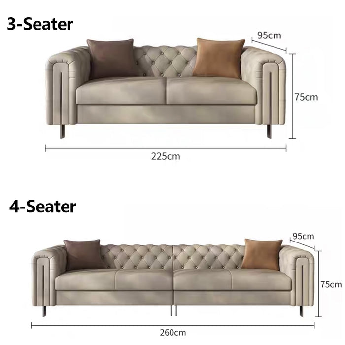 Rylight 1/2/3/4-Seater Leather Sofa