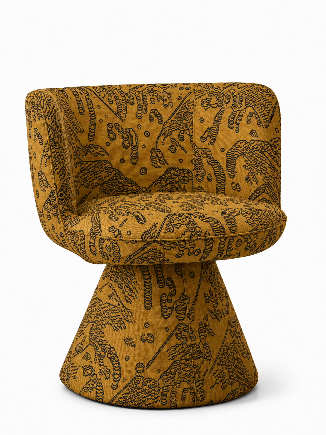 Tiger Mountain Sculptural Pedestal Chair