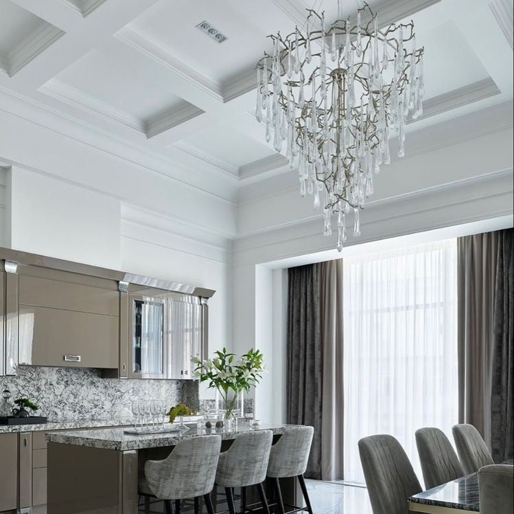 رايليت فرع النحاس قطرة المطر الثريا الكريستال