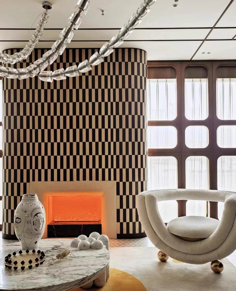 Rylight Art Design Harige Lippen Fauteuil