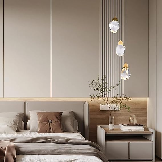 Rylight 1/3/7/14/22-Light Diamond Raindrop Crystal Chandelier