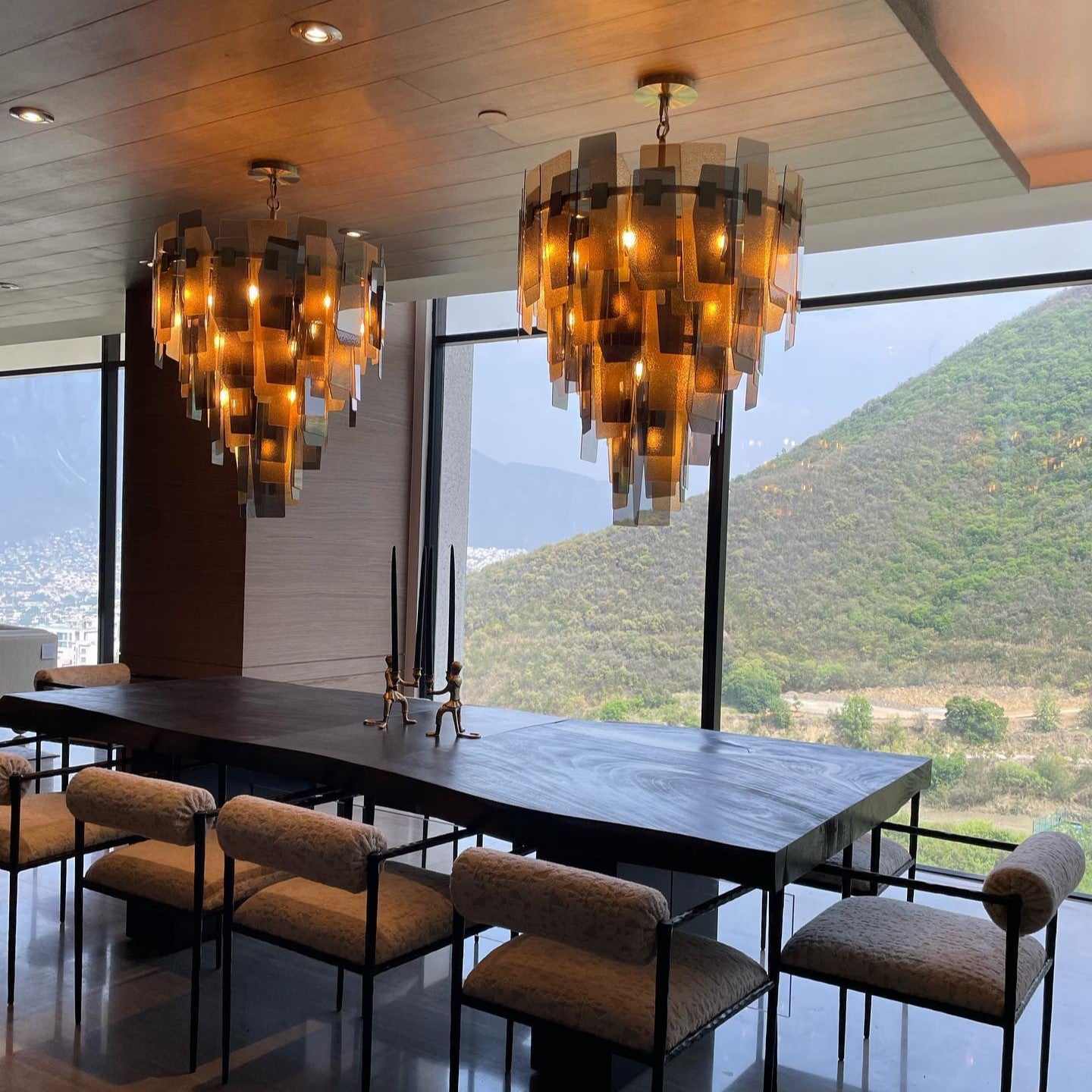 Luxe, prachtige meerlaagse hangkroonluchter voor woonkamer/eetkamer/slaapkamer