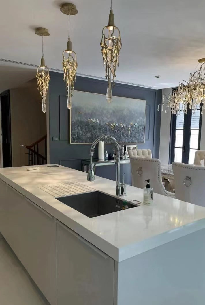 Enkelvoudige vertakte traanvormige hanger