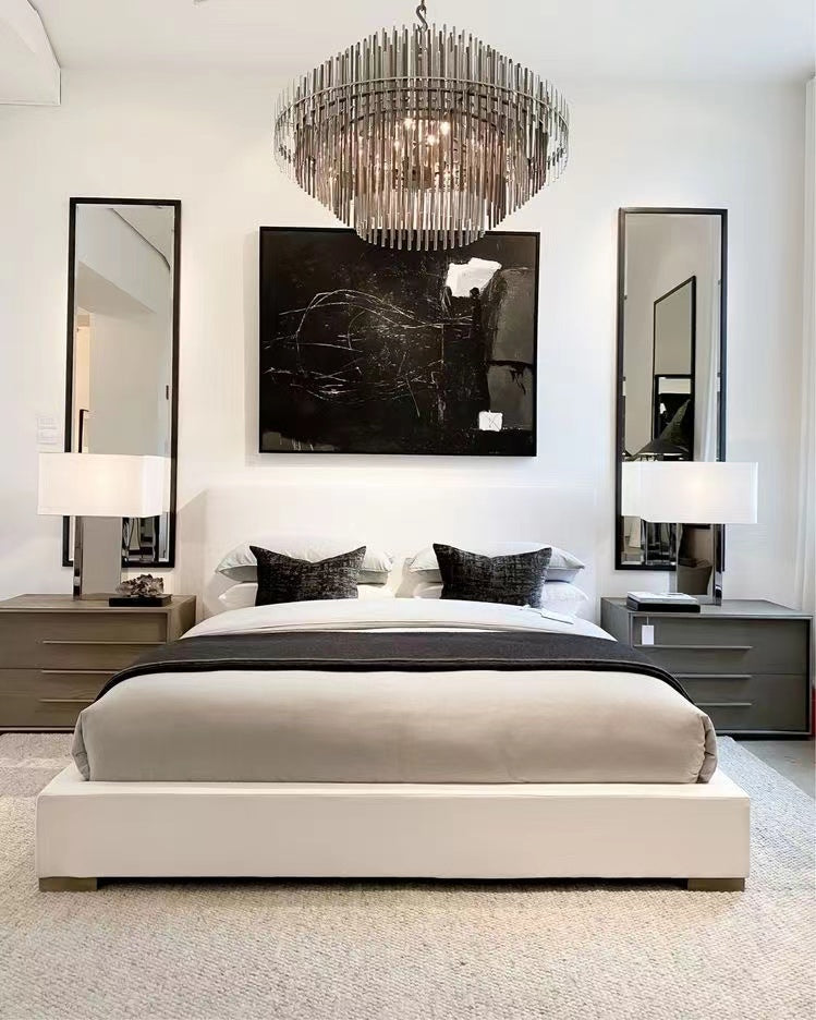 ثريا مستديرة من الكريستال الأنبوبي بتصميم فني خفيف 3/12 من Rylight