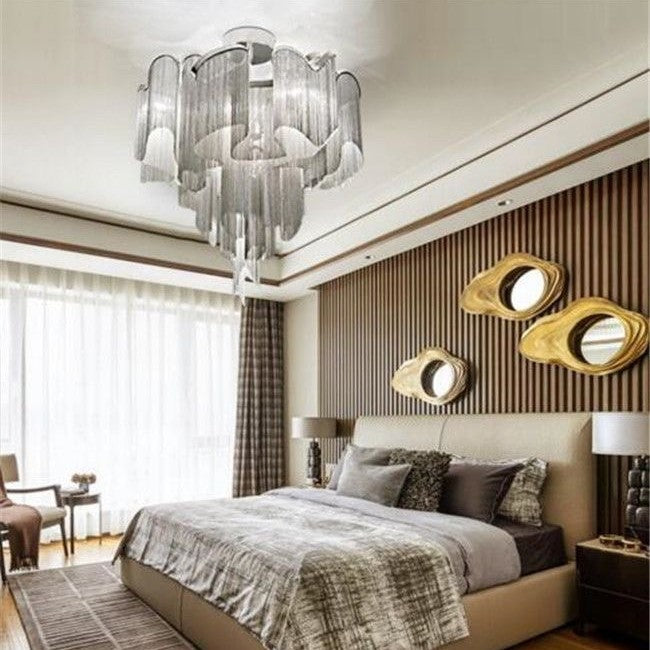 Rylight postmoderne kroonluchter met kwastjes