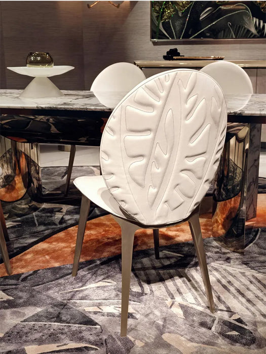 Luxury Velvet/Leathef Sofa Chair For Dining Room
