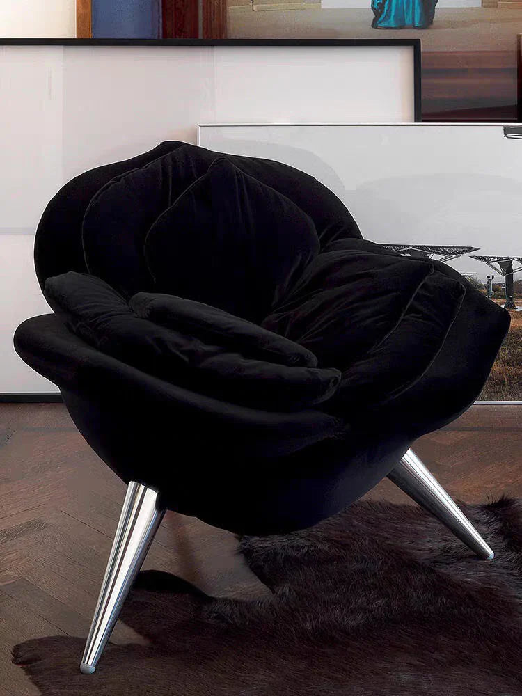 كرسي أريكة على شكل بتلات الورد على الطراز الإيطالي