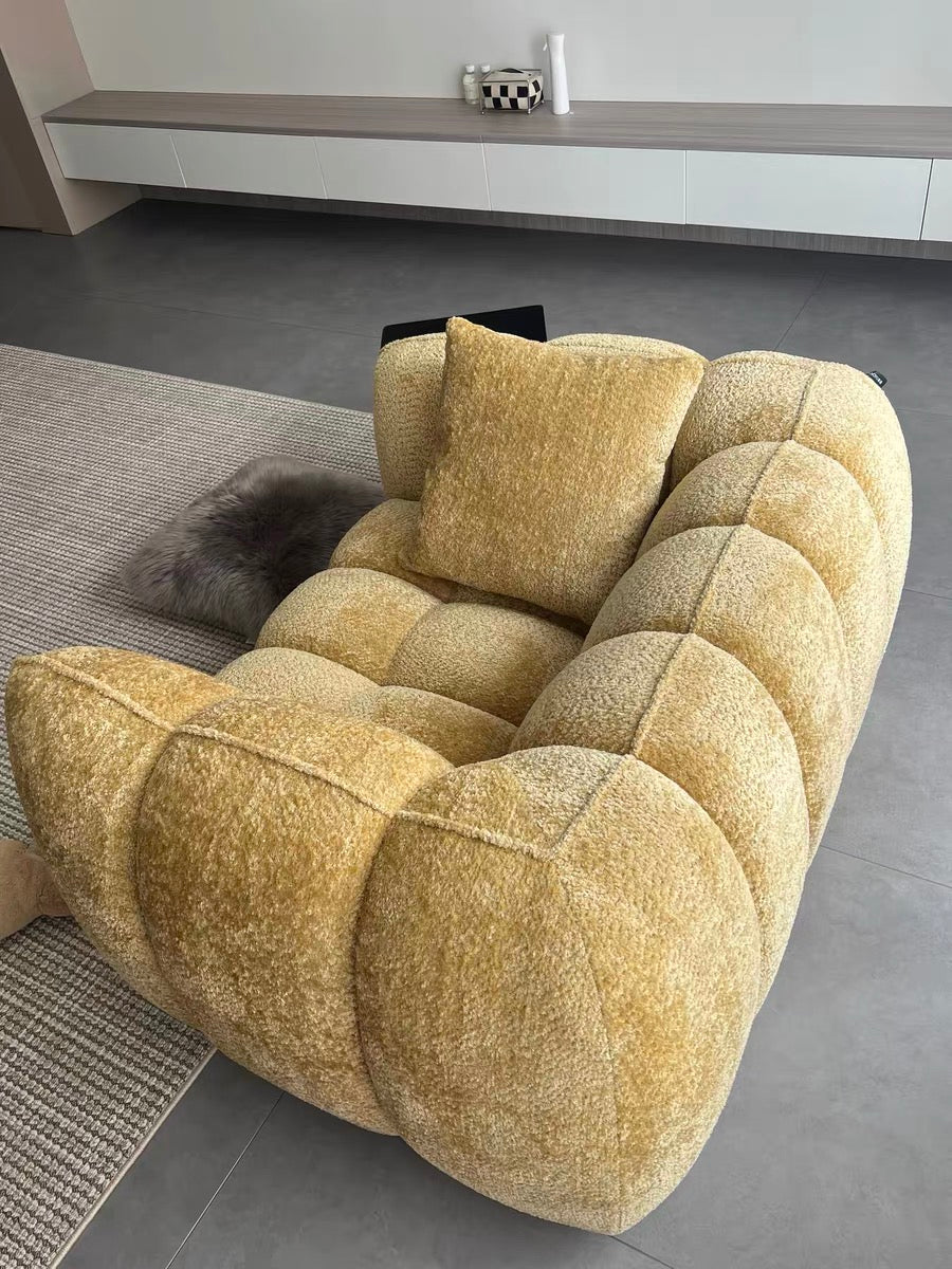 Rylight Scandinavische vintage stoffen pompoenbank