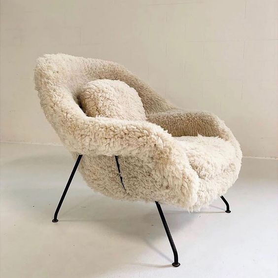 Cozy Fleece Lounge Sofa Chair