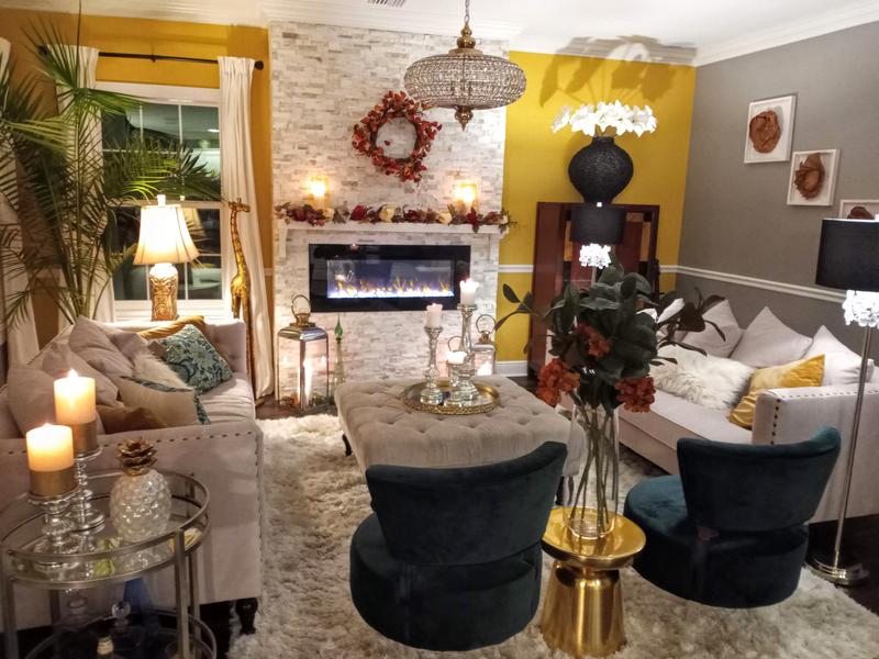 ثريا كريستالية من الخرز الإمبراطوري الفرنسي Rylight 3-Light بلمسة نهائية من النحاس العتيق