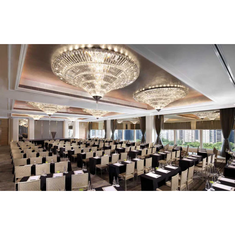 Modern Luxury Exquisite Flush Mount Crystal Chandelier for Low-ceiling