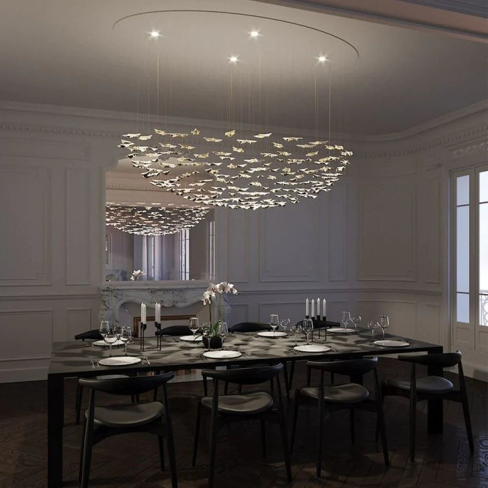 رايلايت 84/102/170/192 يترك تصميم فني للثريا