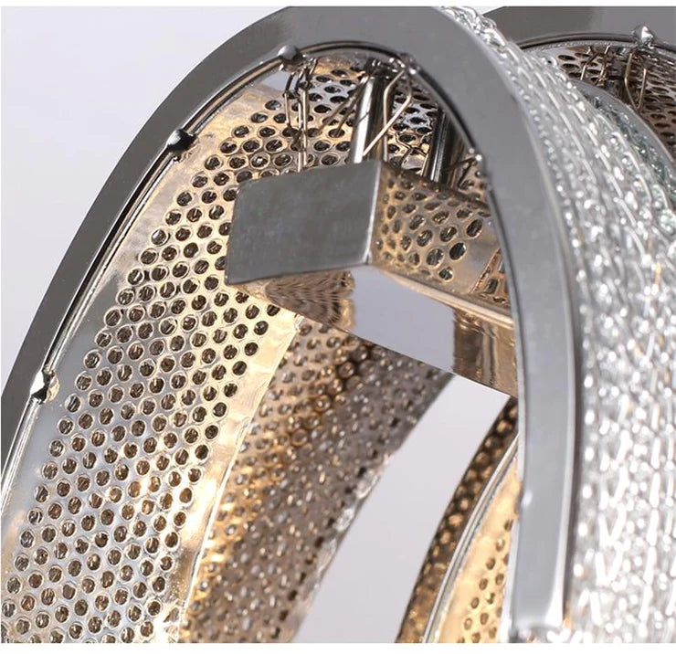 Rylight 27,5"/52"/72" Art Design lineaire kwastkroonluchter in verchroomde afwerking