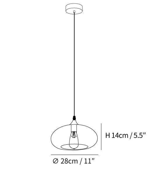 Rylight 6/8/10/12-lichts rookgrijs/amberkleurige glazen kroonluchter