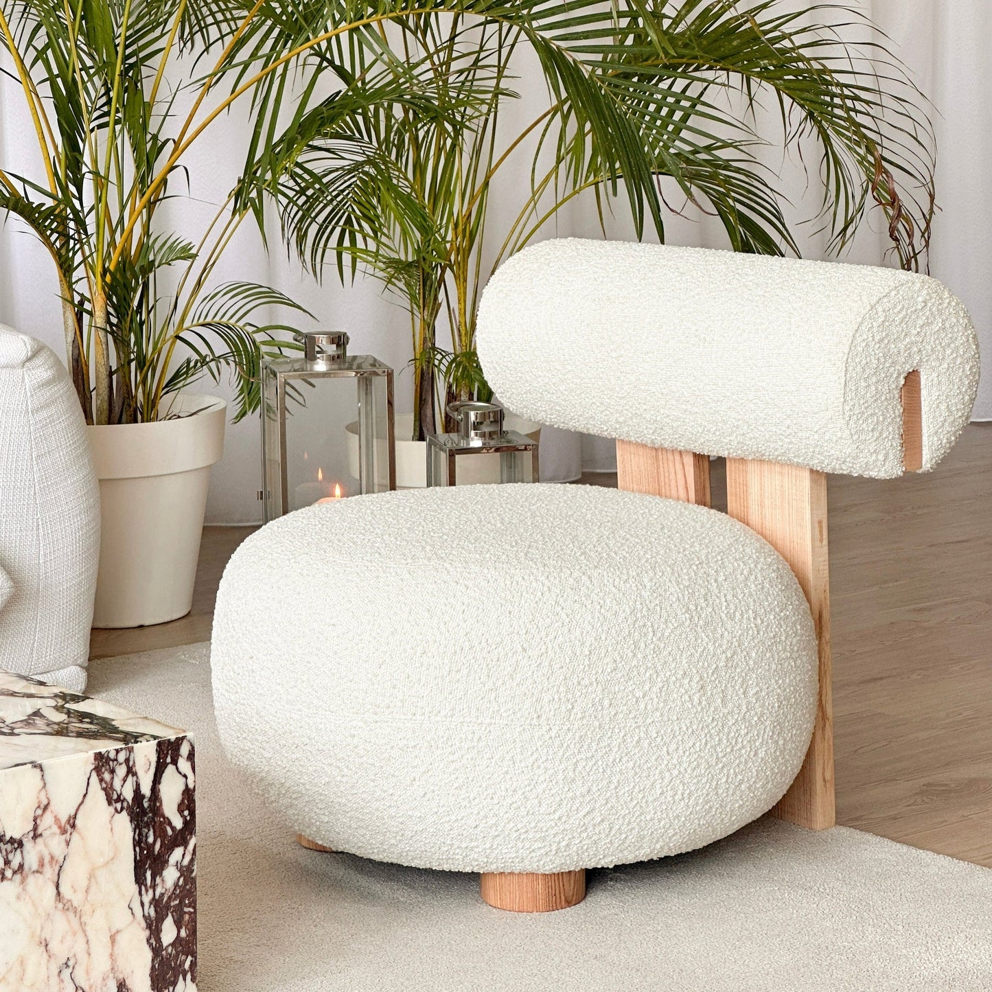 Rylight Boucle Lounge Chair