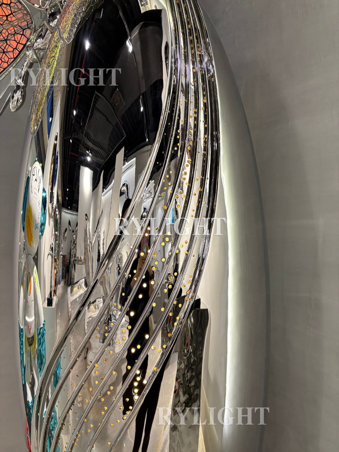 Chromatic Butterfly Stainless Steel Sculpture